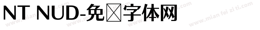 NT NUD字体转换